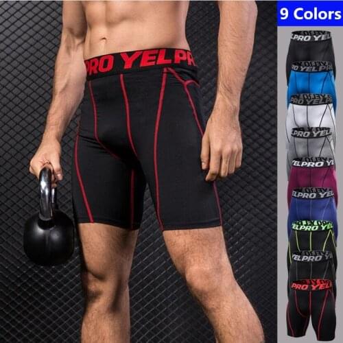 Mens Compression Shorts 2020 Summer 3D printed Bermuda Shorts Fitness Men Cossfit Bodybuilding Tights Quick Dry Shorts