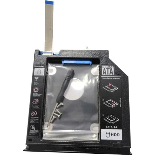 NEW 2nd SSD HDD Caddy for Dell 3467 3468 3478 3562 3567 3568 3576 3578 2nd second SSD HDD Caddy Cover W/ Screw bracket 9.5mm