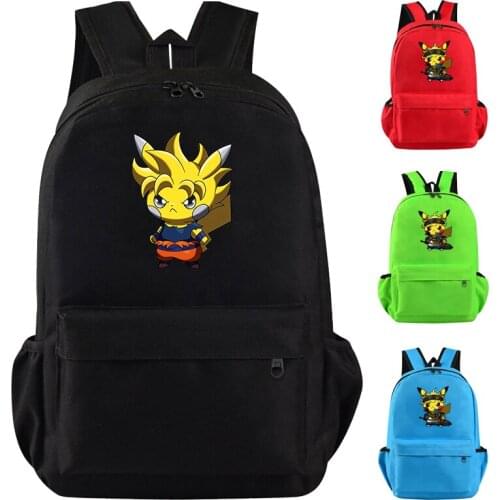 Pikachu Backpack New Trend Female Backpack Summer Fashion Women Backpack Girls Boys Vintage Schoolbags