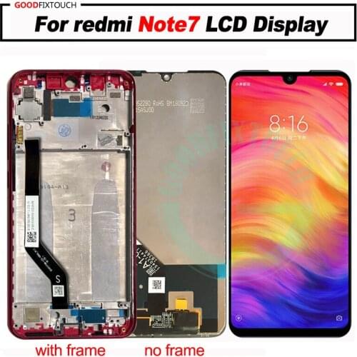 Original For redmi note 7 LCD Display + Touch Screen Digitizer Assembly with frame for redmi note7 LCD