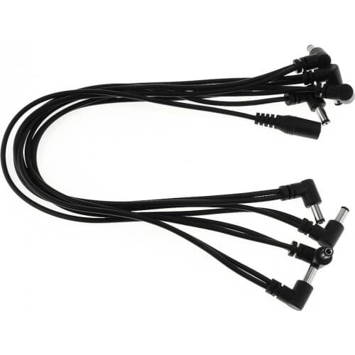 8 Way Guitar Effect Pedal Daisy Chain 2.7M Copper Wire Power Supply Cable Splitter for Powering Multiple Effect Pedals