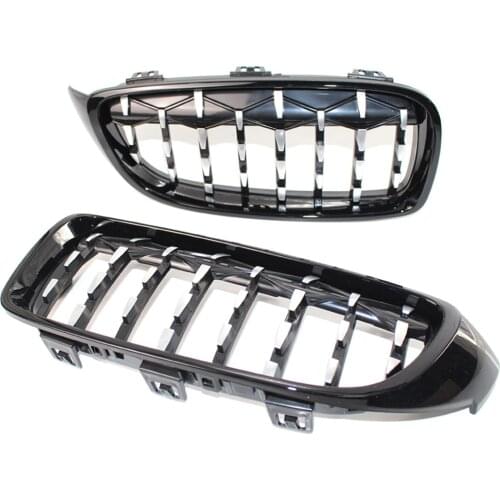1Pair Front Kidney Grill Grille For BMW F32 F33 F36 F82 M4 F83 M4