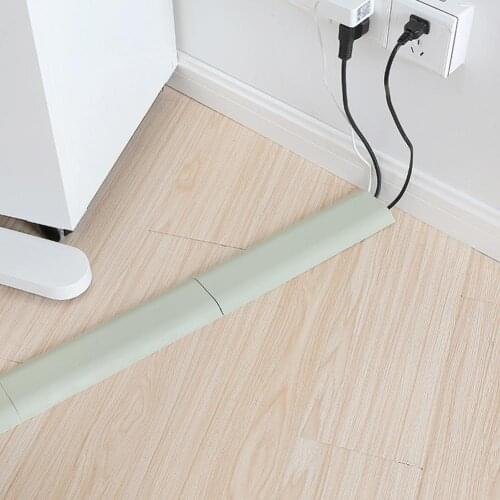 Plastic Network Cable Storage Tube Wire Organizer for Tv Cable Wall Clamping Cable Organizer Tidy Cord Home Office Fixing Device