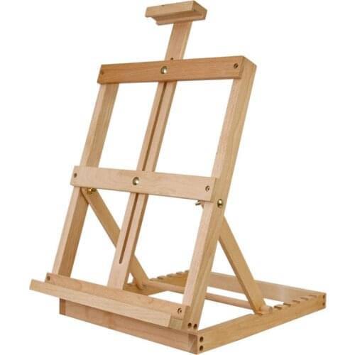 Adjustable Tabletop Wooden Easel Stand Sketch Easel accessories Studio H-Frame for Artist Painting Easel Drawing Art Supplies