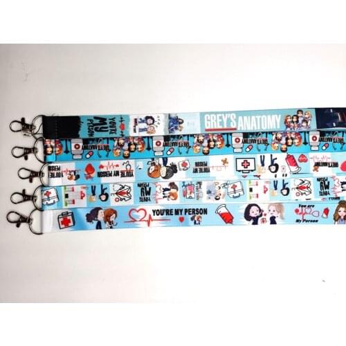 More style 100 pcs Lanyard for Keys Mobile Phone Neck Straps Cartoon Keychains Lo