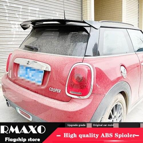 For BMW mini cooper hatchback Universal TF Spoiler 2006-2018 MI NI Spoiler ABS plastic Material Car Rear Wing Color Rear Spoiler