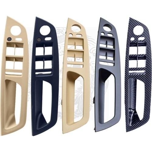 For BMW E70 X5 E71 X6 07-14 door inner handle left front door Interior door panel drivers seat button switch frame storage box