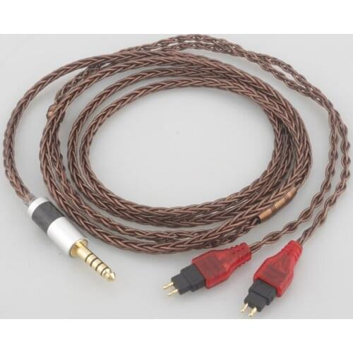 Audio 4.4 mm 2.5mm TRRS Balanced Male Upgrade Headphone Cable for HD650/HD565/HD580/HD600/HD660S/HD25 Headphones