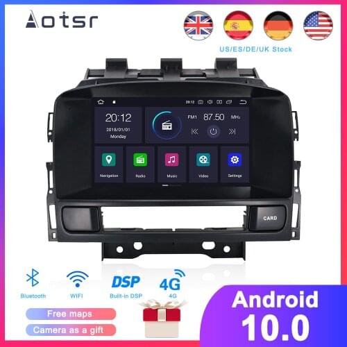 DSP Android 10.0 Car GPS Navigation DVD Player For Opel Astra J 2010-2013 Auto Stereo Radio Multimedia player Head Unit Recorder