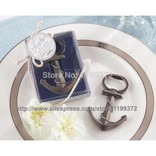 DHL Free shipping 500pcs/lot Wedding favor Beach favor Anchor Bottle Opener Favor Wedding Shower Party Favor Wedding Party Gifts