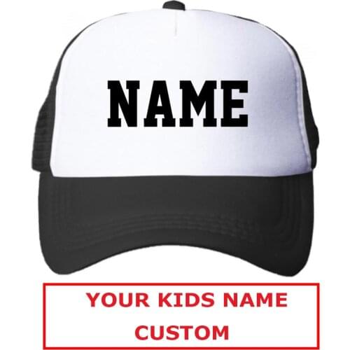Custom Kids Trucker Hat Print Name Child Baby Son Daughter Custom Personal Cap Meth Baseball Cap Gift