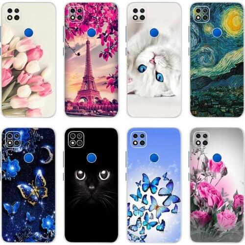 Case For Xiaomi Redmi 9C NFC Phone Cover on Redmi 9C 9 C Lovely Cute Back Cover For Redmi 9C Case TPU Redmi 9CNFC Fundas Coque