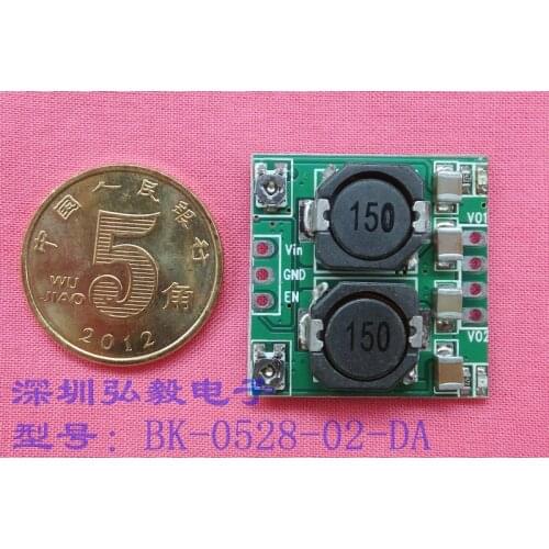 DC/DC Dual-channel Step-down Output Module Car Model Airplane Power Supply 12V to 9V 5V 3.3V