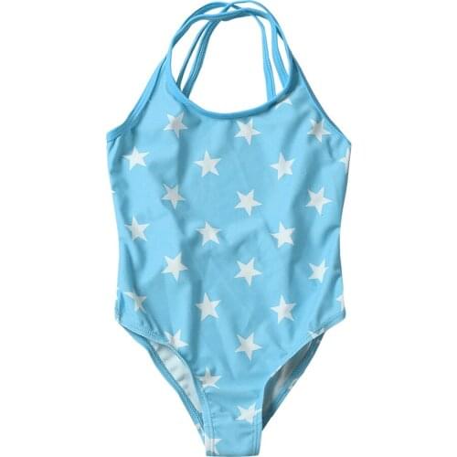 Kids Baby Girls Kids Baby Cute Girls One-piece Swimsuit Babies One piece Swimwear Swimsuits Bathing Suit Beachwear 2-7T Clothing