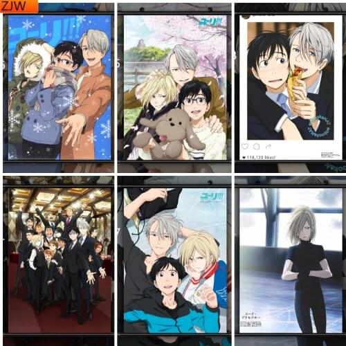 Group Anime Manga Diamond Painting Diamond Mosaic Cross Stitch Kits Full Diamond Embroidery Room Decoration