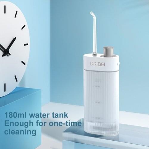 Xiaomi Oral Irrigator Dental Portable Water Flosser USB Rechargeable Water Flosser Irrigator for Cleaning Teeth
