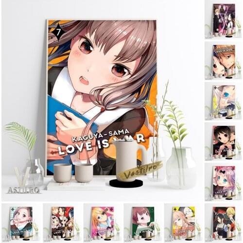 Kaguya Sama Love Is War Prints Poster Japanese Romantic Comedy Manga Wall Art Otaku Modern Living Room Bedroom Decor Picture