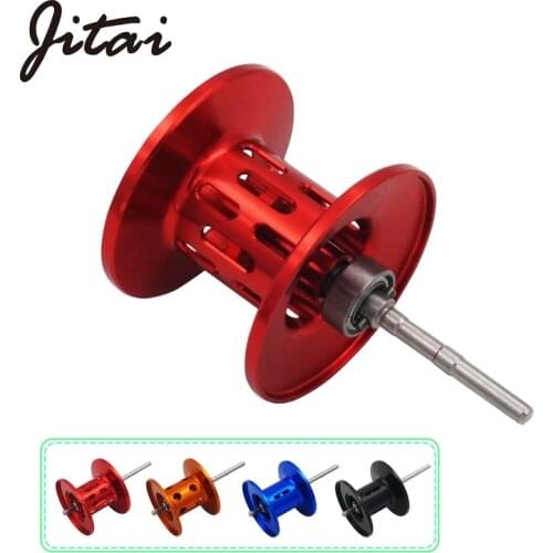 JITAI Fishing Reel Line Spool Light Weight Aluminum Alloy Magnetic Colourful Spool For Baitcasting Reels Replacement Left/Right