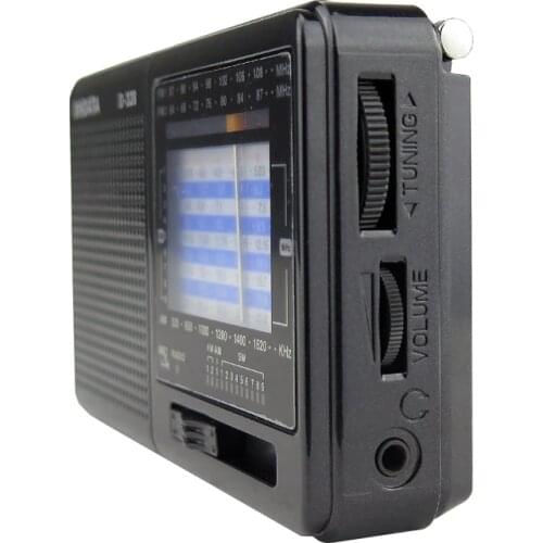 KK9 FM Radio AM SW Portable Shortwave Radio Band MP3 Player with TF Card Jack