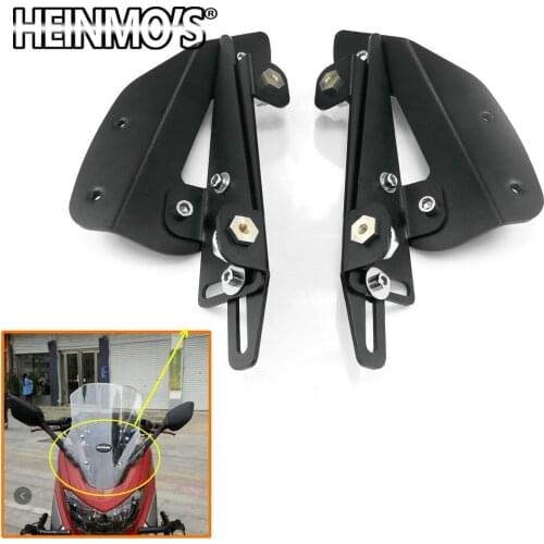 For Nmax155 Nmax-155 2016-2019 Motor Rear View Mirror Windshield Bracket for Yamaha Nmax 155 2016 2017 2018 2019 Motorbike Parts