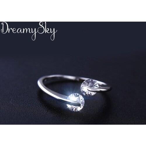 Summer Bohemian Ethnic Zircon Beads Ring For Women Female Fashion Finger Rings Korean Rings Girl Party Gift Gothic Jewelry