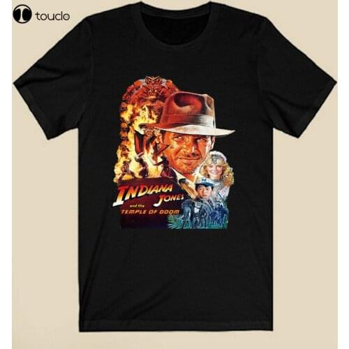 New Indiana Jones Temple Of Doom MenS Black T Shirt Tee Shirt S-5Xl