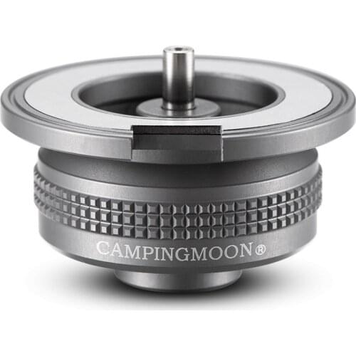 Outdoor Gas Stove Adaptor Split Type Furnace Aluminum Alloy Adapters for Hiking Camping Traveling Converter Connector Auto-off