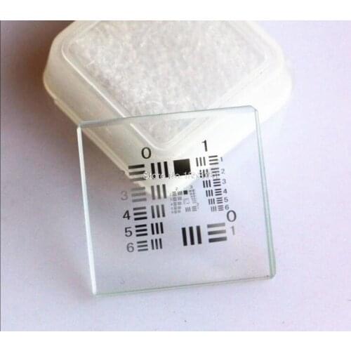 Optical Resolution Test Board Resolving Power Test Target Usaf1951 Machine Vision Camera Calibration Board Correct Pieces 25*25