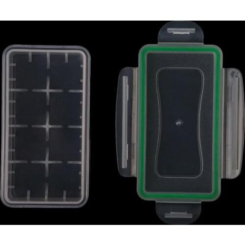 Portable Hard Plastic Transparent Case Holder Storage Box For 2x 18650 Batteries