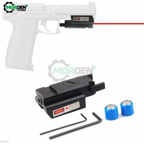 532nm Tactical Mini Red Dot Laser Sight for 4 Pistol/Glock17 19 20 21 22 31 34 35 37