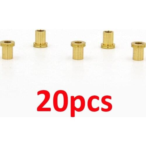 Free Shipping 20pcs 4.5mm Pipe for Guide roller wheels copper tube spare parts for RC Tamiya 4WD car