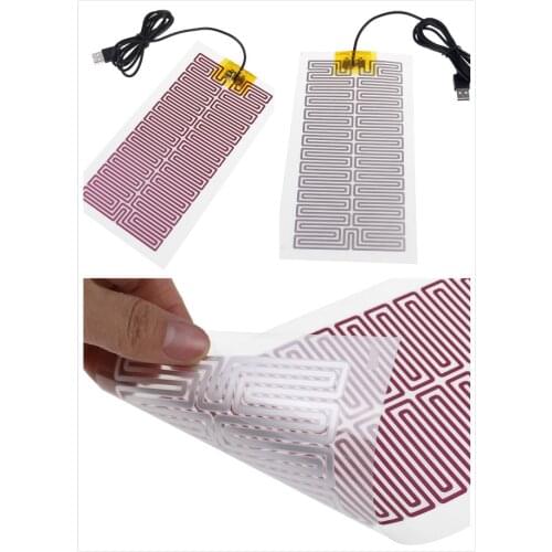 USB Heating Heater Pad Massage For Warming Body Foot Winter Portable Warm Plate For Mouse Pad Shoes Golves Massage 1pc