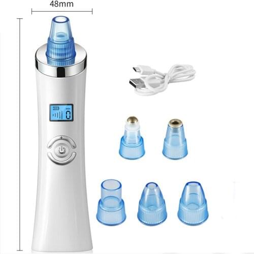 Blackhead Vacuum Suction Diamond Removal Wrink Acne Pore Peeling Face Electric Clean Facial Cleaner Skin Care Tools Beauty