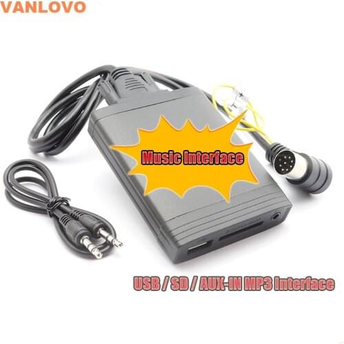 YATOUR Music Interface USB SD AUX-IN MP3 Adapter for VOLVO C70 S40 S60 S80 V40 V70 XC70 HU-series Radio Bluetooth Kit OPTIONAL