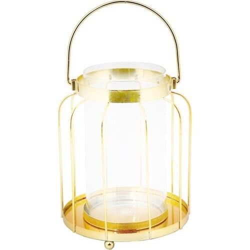 Vitale Rohan Gold Candle holder 15 X28 cm