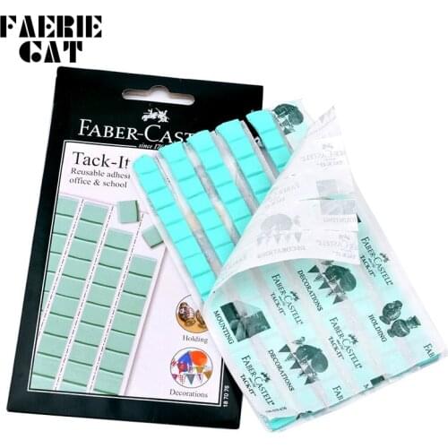 102 Pcs/Set Light Blue Universal Clay Reusable Adhesive False Nail Tips Chip Manicure Practice Nail Display Tools 17*6 Columns