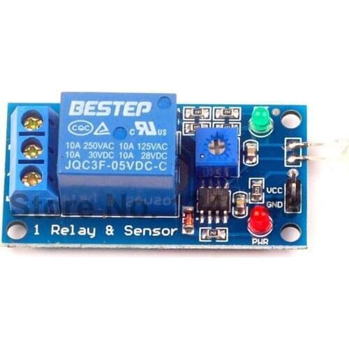 20pcs 5v photosensitized diode module relay photosensitive sensor module photoswitchable light