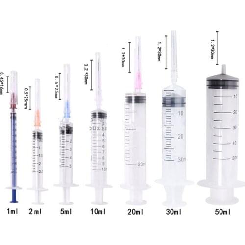 5/10pcs 5mL Plastic Syringe Hydroponics Analyze Measuring Cubs Nutrients Syringe For Injectors Ink Cartridge Pets Cat Feeders