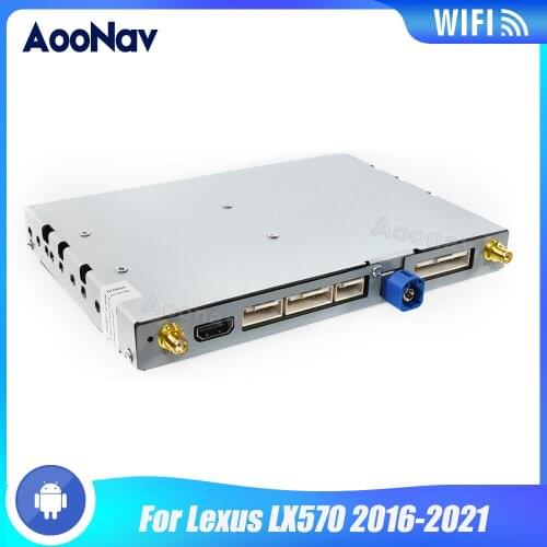Car Android Decoder For Lexus LX570 2016 2017 2018 2019 2020 2021 Navigation Wireless Auto Carplay