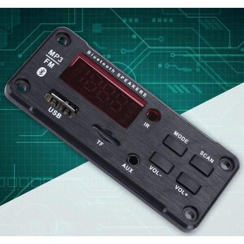 Bluetooth 5.0 Receiver Car Kit MP3 Player Decoder Board Screen For iPhone 3.5 USB FM Color Audio AUX Radio TF XS Mm S5P6