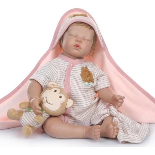 Bebe Reborn exquisite silicone baby doll iCradle Series handmade real baby newborn alive 50cm children gift collection dolls