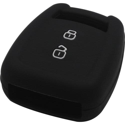 Kutery Silicone Rubber Car Key Cover Case For Opel Vauxhall Vectra Zafira Remote Key Protecor 2Buttons