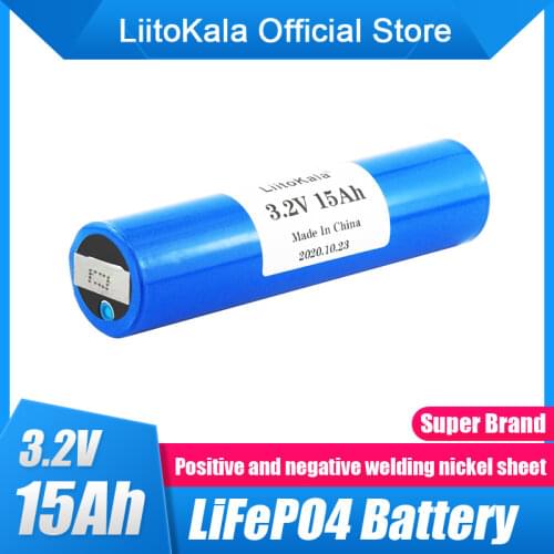 LiitoKala 33140 3.2v 15Ah lifepo4 12v 24V 36V 48V 20AH 30AH ebike electric bicycles RV Motorhome scooter