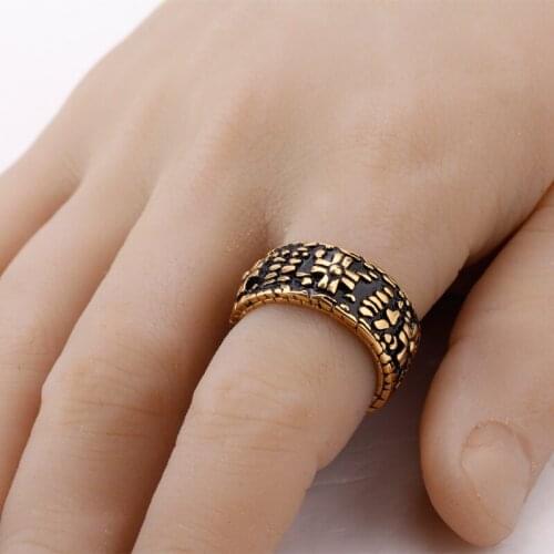 Metalmadman Gold Rings For Men