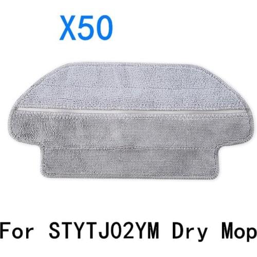 Washable Dry Mop Accessories for Xiaomi Mijia Mi Robot Vacuum Mop Pro Mijia STYTJ02YM Robotic Vacuum Cleaner V-RVCLM21B Kits