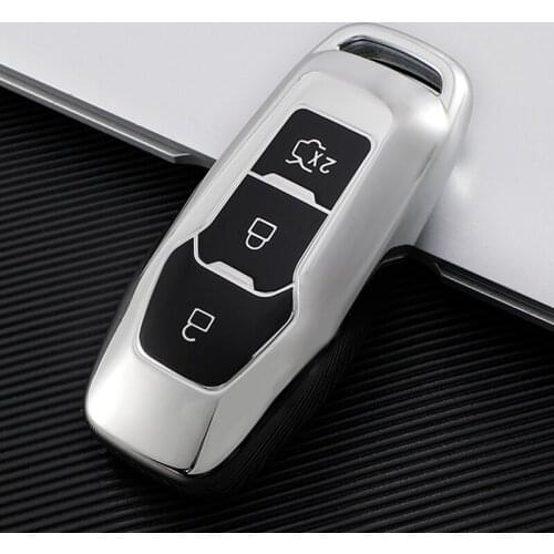 Soft TPU Key Cover Case For Ford Fusion Mondeo Mustang F-150 Explorer Edge 2015 2016 2017 2018 Car Styling Key Protection
