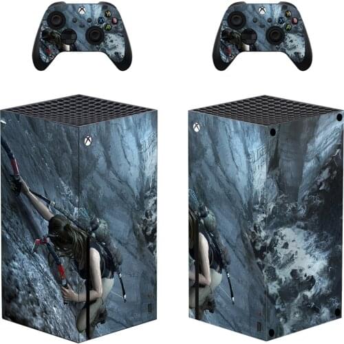 The Last Of Us Style Xbox Series X Skin Sticker for Console & 2 Controllers Decal Vinyl Protective Skins Style 1