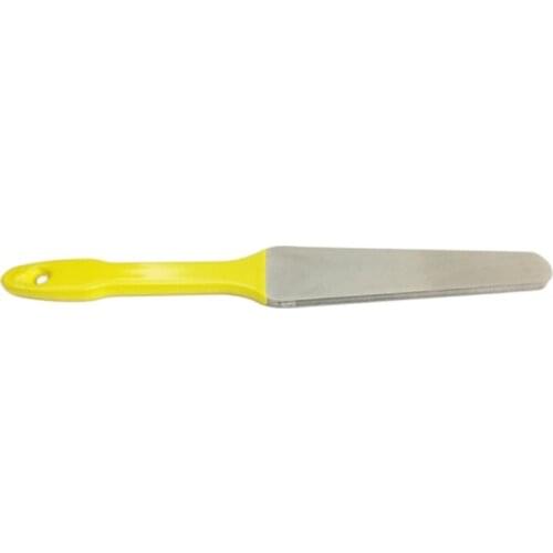 Sturdy Anti-skid Guitar Stainless Steel Narrow Dual Cutting Edge Tool Allow Maximum Clearance Between the File and Wood