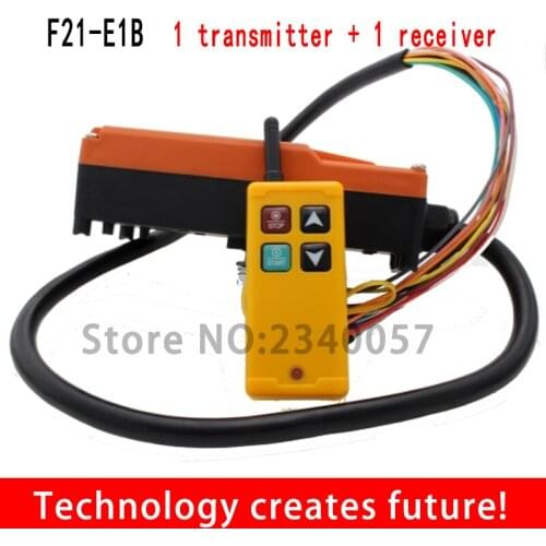4 keys Industrial Wireless Radio remote controller Switch for crane 1 receiver+ 1 transmitter AC220V/110V/380V36V48V DC12V/24V