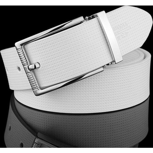 2020 Fashion Men Belt Off White Classic Pin Buckle designer belt Black Casuse genuine Leather Waistband casual ceinture homme